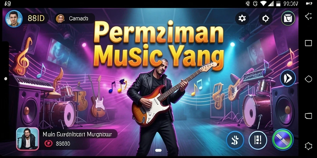 Tampilan gameplay 88ID dengan berbagai lagu musik yang seru.