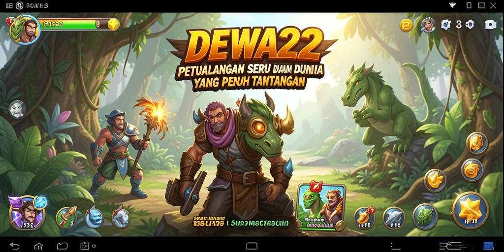 Screenshot gameplay DEWA22 menampilkan aksi petualangan yang mendebarkan.