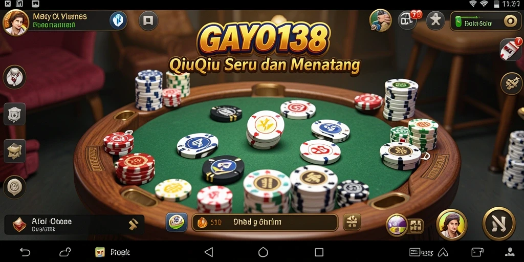 Tampilan permainan QiuQiu yang seru dan menarik di GAYO138.
