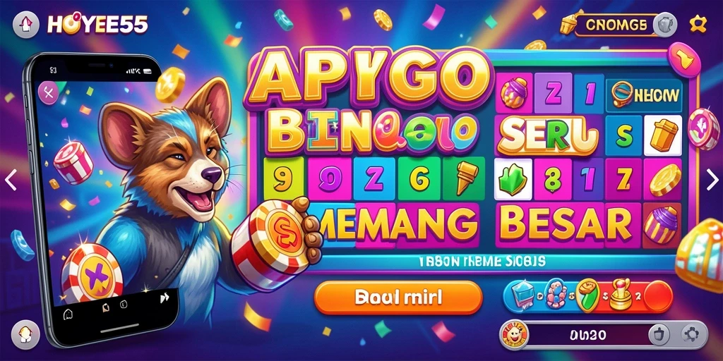 Gameplay seru dan menarik di HOYE55 bingo.