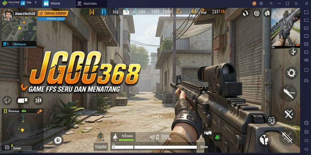 Screenshot dari gameplay intens di JAGO368.