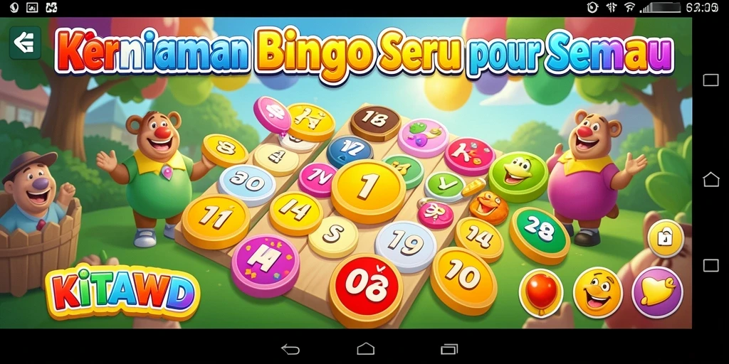 Tampilan menarik dari gameplay Bingo di KITAWD.