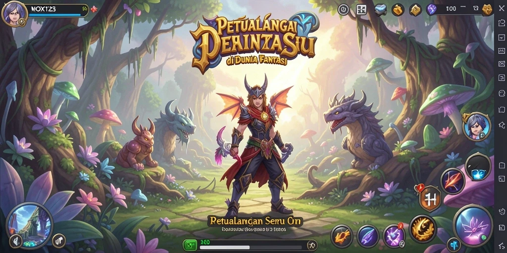 Tampilan menarik dari gameplay NOX123 yang mengasyikkan.