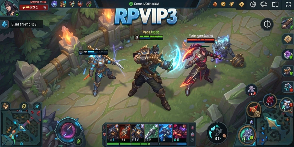 Tampilan menarik dari gameplay kompetitif RPVIP3.