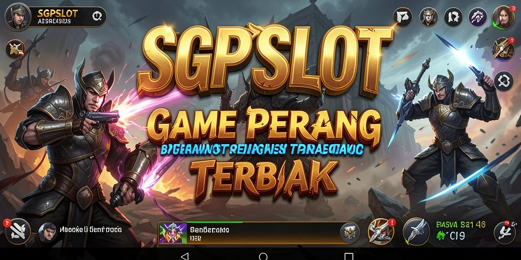 Tampilan seru gameplay SGPSLOT dalam pertempuran strategis.