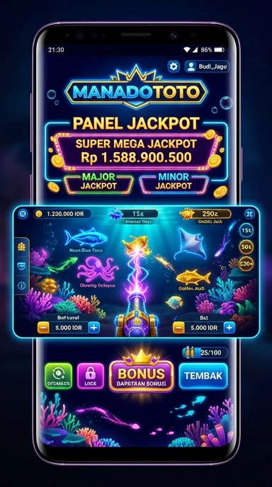 Screenshot aplikasi manadototo dengan antarmuka yang bersih dan modern.